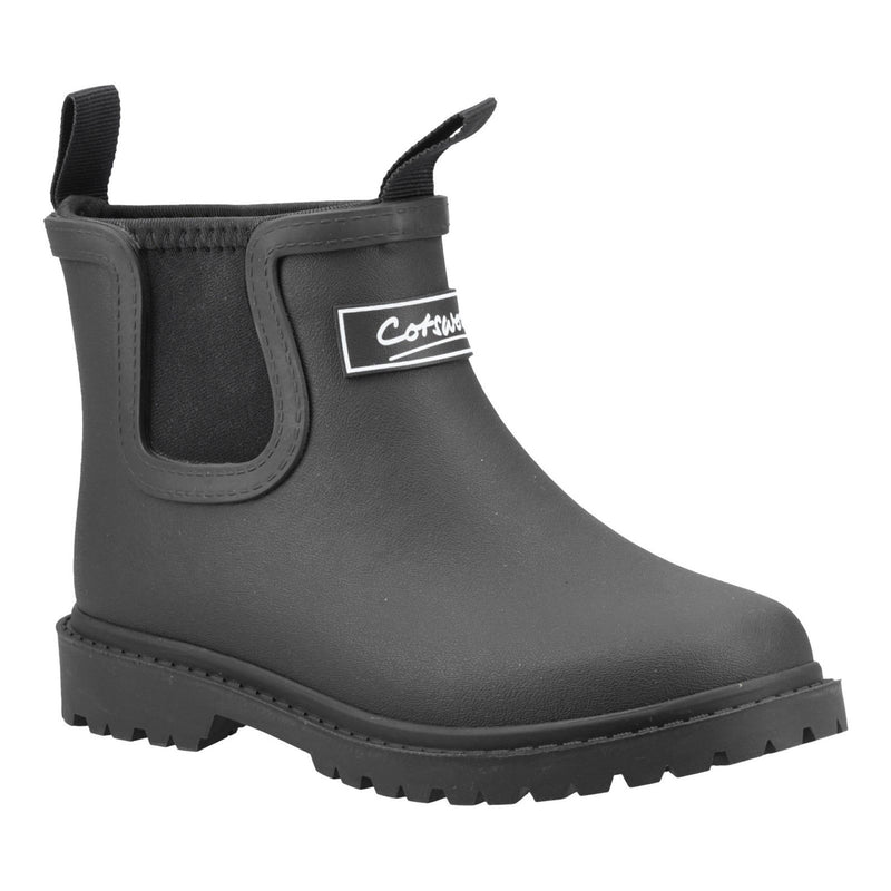 Kids Cotswold Barton Wellingtons - Black