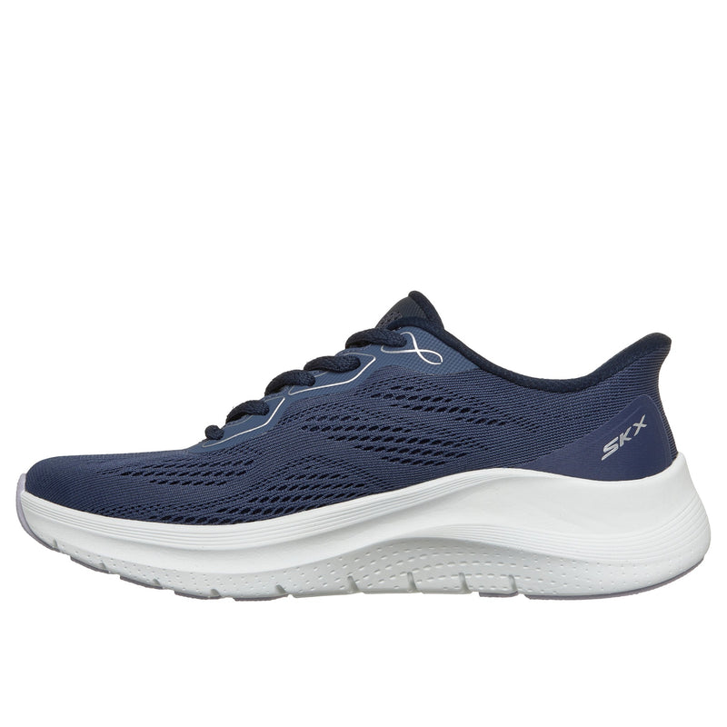 Womens Skechers 150338 Navy & White Slip-In Arch Fit 2.0 Trainer - Navy