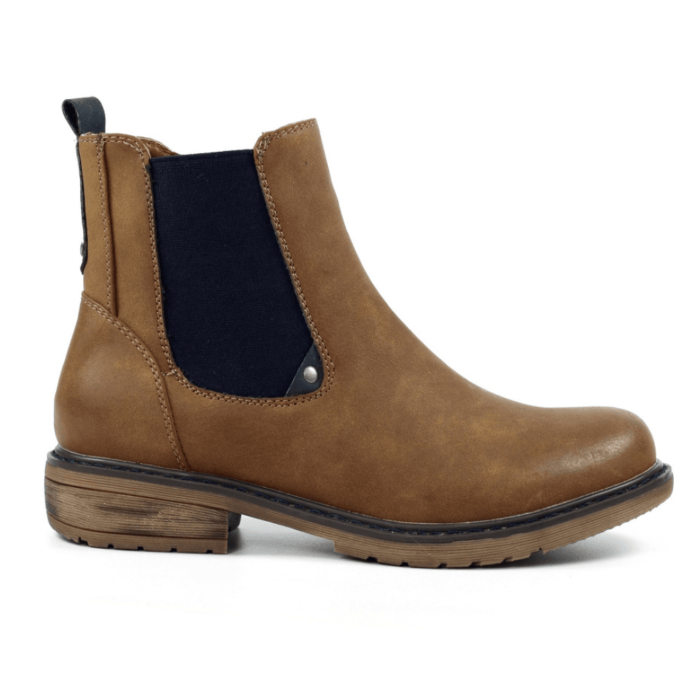 Womens Lunar Suvi Tan Chelsea Boots