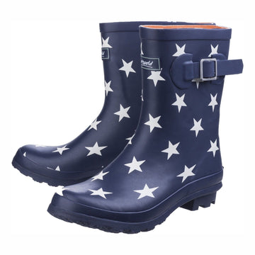Womens Cotswold Badminton Star Waterproof Wellingtons - Star