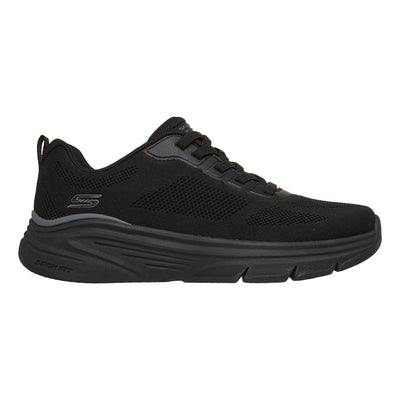 Mens Skechers Bobs Sport Arch Fit - Elev8 Black Waterproof Trainers - Black