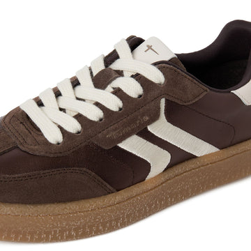 Womens Tamaris 23723 Laced Trainers - Brown Metallic
