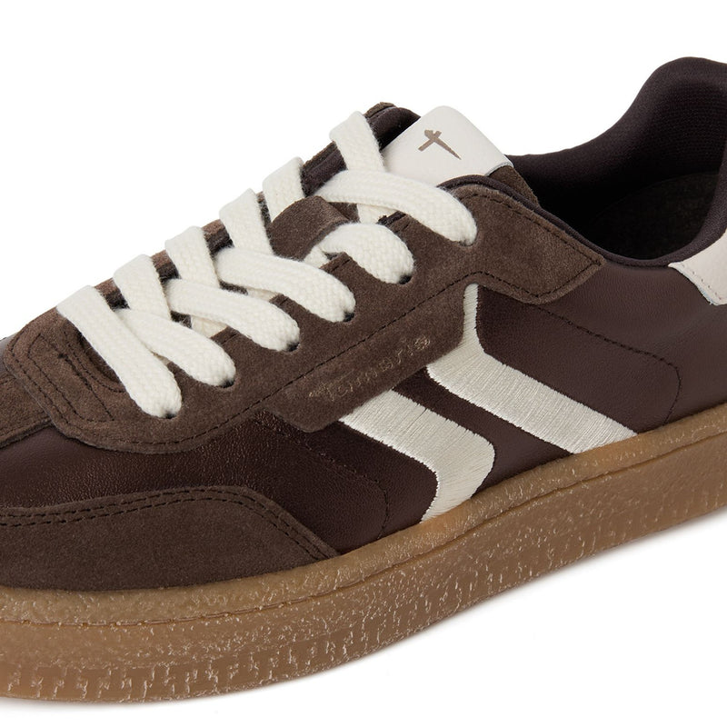 Womens Tamaris 23723 Laced Trainers - Brown Metallic