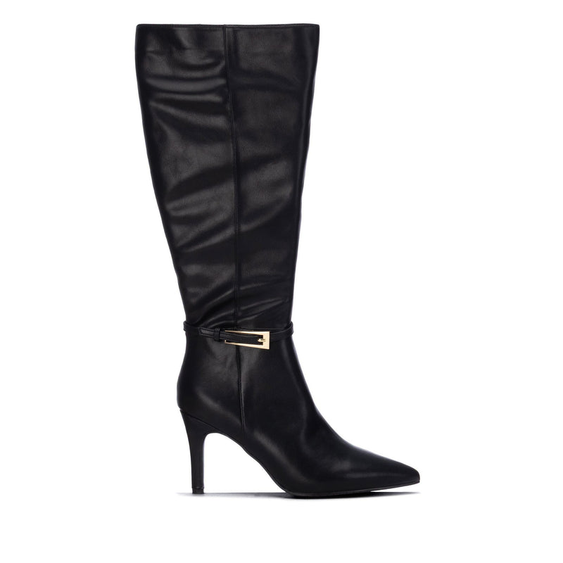 Womens Xti 146466 Black Long Boots - Black
