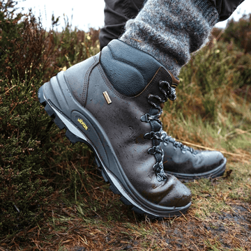 Mens Grisport Fuse Lowland Trekking Boot (Brown Waxed Leather) - Brown