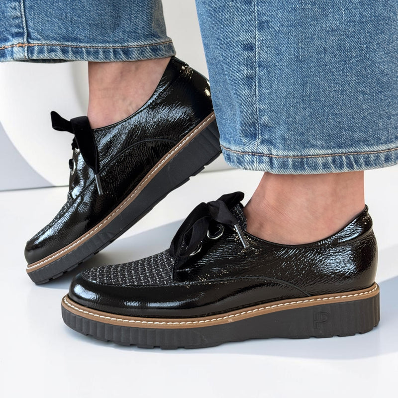 Womens Pitillos 11555 Platform Shoes - Negro