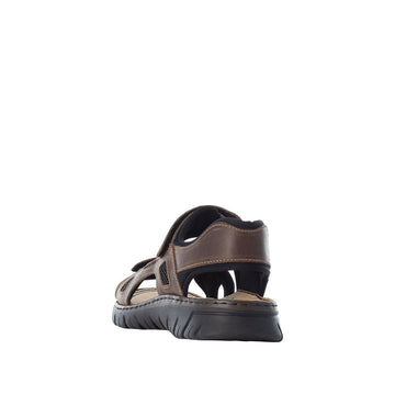 Mens Rieker 26761 Brown Sandals - Brown