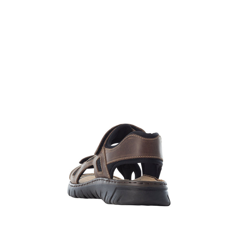 Mens Rieker 26761 Brown Sandals - Brown