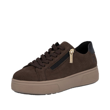 Womens Rieker M7701 Tobacco Trainers - Tobacco