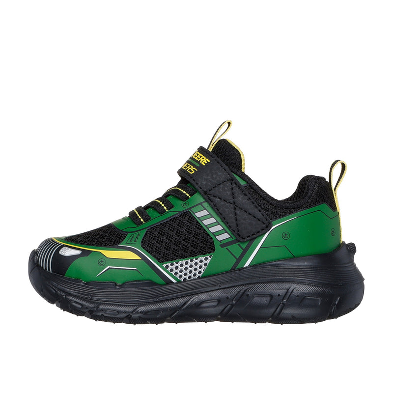 Boys Skechers 407062N Green & Black Tractor Skech Tracks Trainer - Infant - Green
