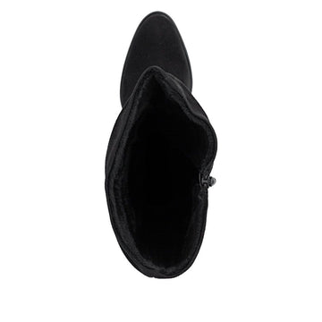 Womens Rieker 74192 Long Boots - Black