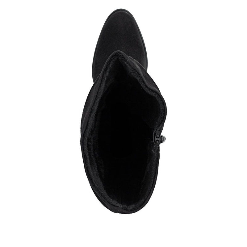 Womens Rieker 74192 Long Boots - Black