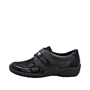 Womens Remonte R7600 Black Casual Shoes - Black