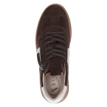 Womens Caprice 23608 Dark Brown Combi Trainers - Dark Brown Combi