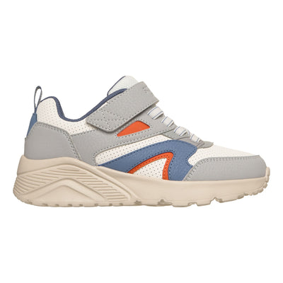 Junior Boys Skechers 403640L Uno Lite Light Grey Trainers - Light Grey