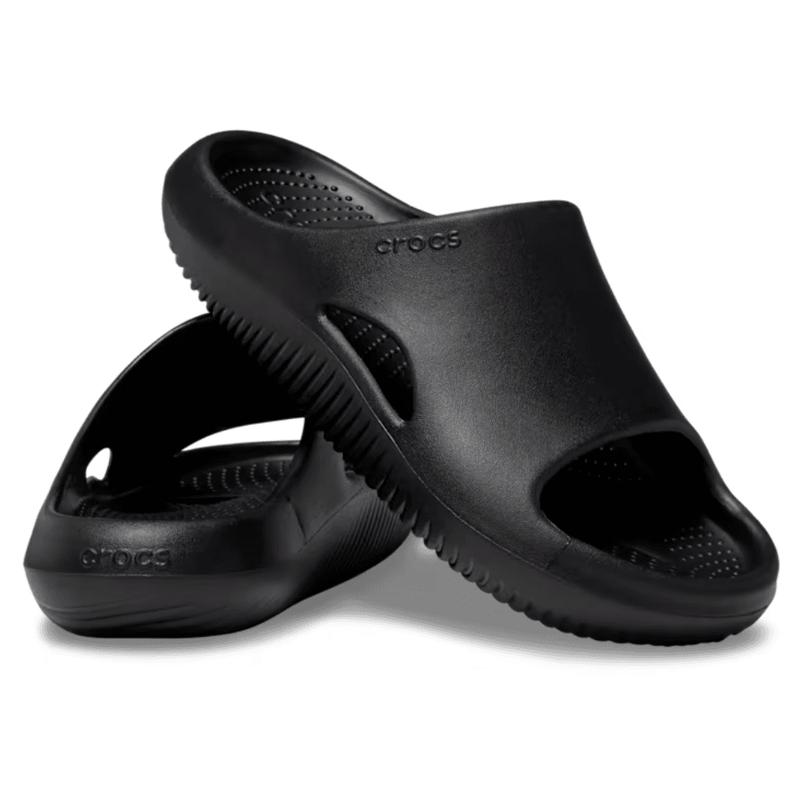 Mens Crocs Classic Mellow Recovery Sliders - Black