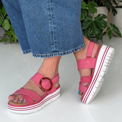 Womens Lunar JLB011 Elise Sandals - Pink