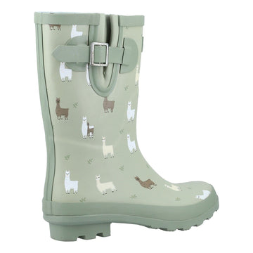 Womens Cotswold Farmyard Mid Wellingtons - Alpaca