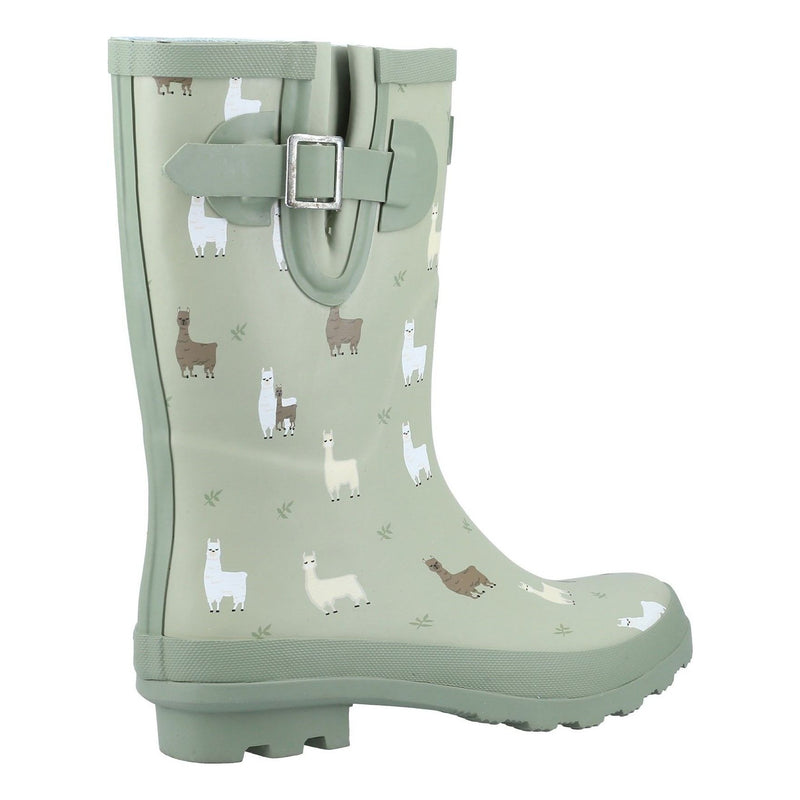 Womens Cotswold Farmyard Mid Wellingtons - Alpaca