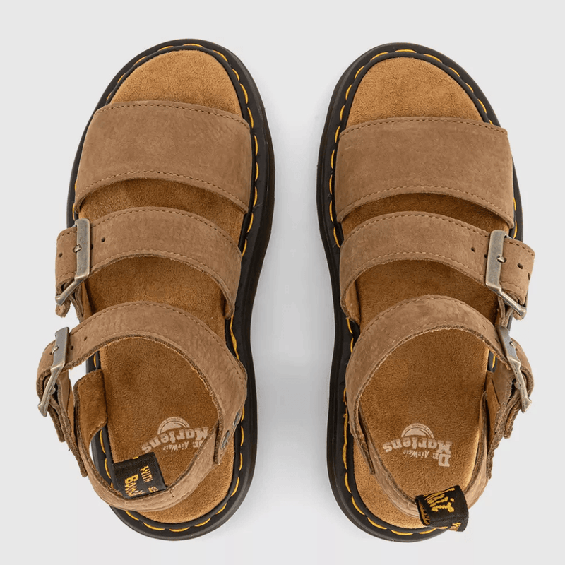Womens Dr Martens Gryphon Quad Sandals - Tan