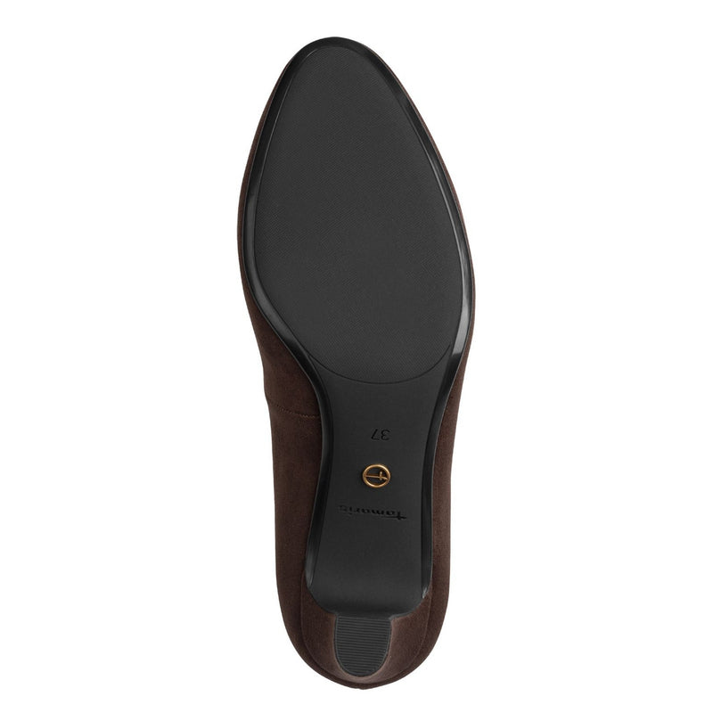 Womens Tamaris 22418 Block Heels - Mocca