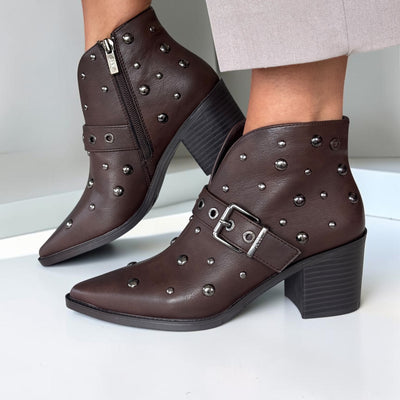 Womens Xti 146499 Brown Ankle Boots - Brown