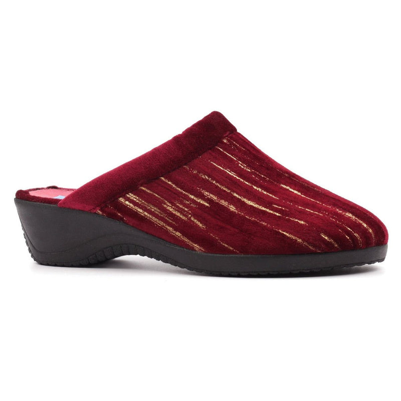 Womens Lunar Glenda Slippers - Burgundy