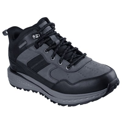 Skechers Mens Slip-ins Relaxed Fit Boots (Waterproof) - Black Grey