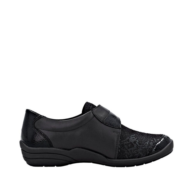 Womens Remonte R7600 Black Casual Shoes - Black