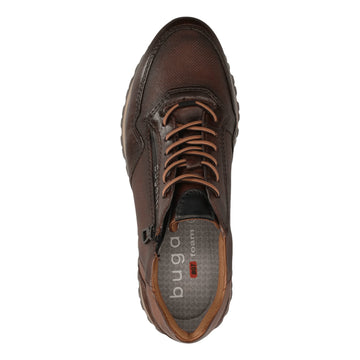 Mens Bugatti AG809 Brown Trainers - Brown
