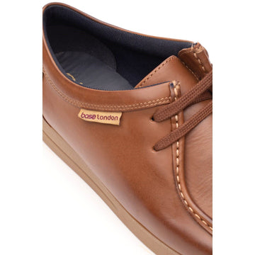 Mens Base London Koko Casual Lace-up Shoes - Tan