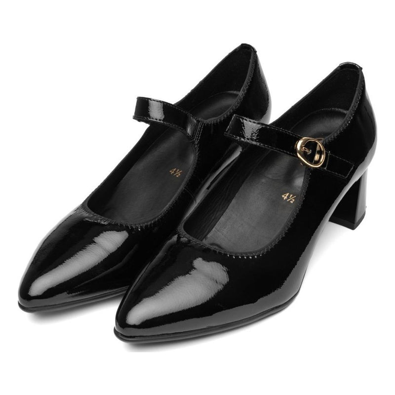Womens Ara 52406 Audrey Block Heels - Black