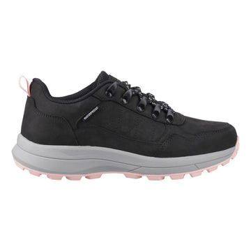 Womens Cotswold Elmfield Nubuck Black Hiking Shoes - Black