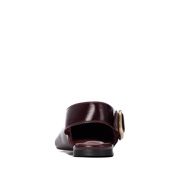 Womens Xti 146399 Sling Pumps - Burgundy