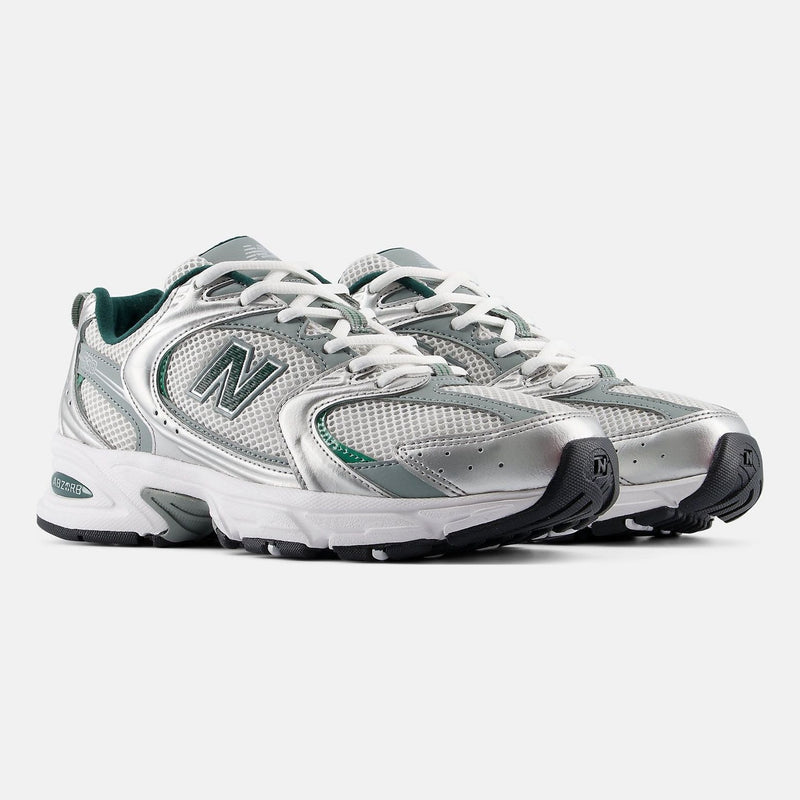 Unisex New Balance 530 Mesh Trainers - Silver Metallic with Grey Matter