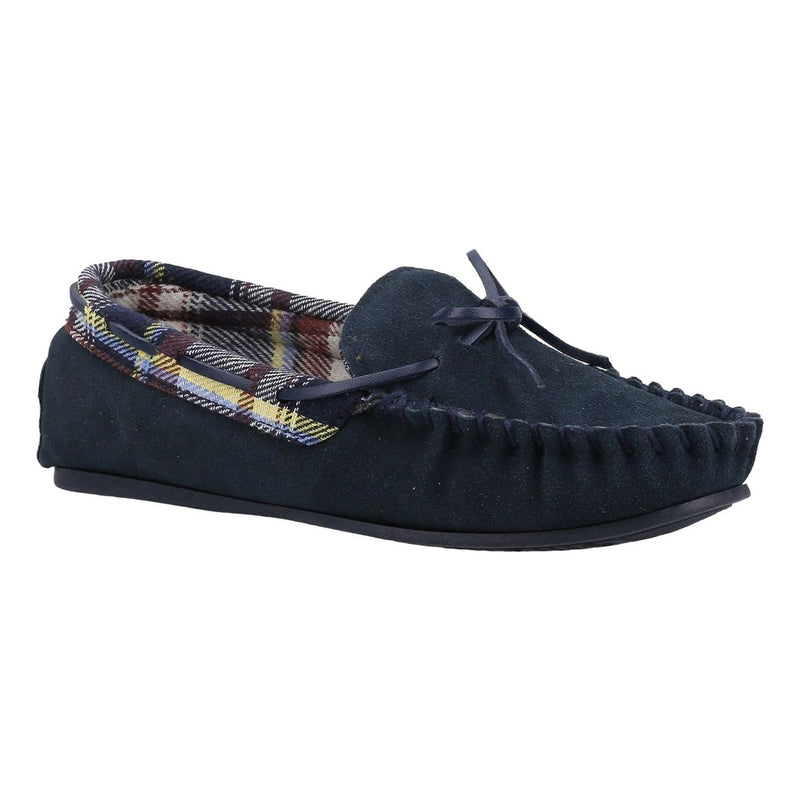 Mens Cotswold Chatsworth Slippers - Navy