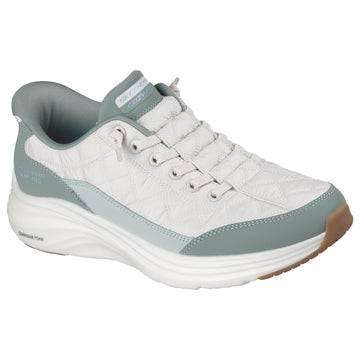 Womens Skechers 150404 Slip-In Contour Foam Trainer - Sage