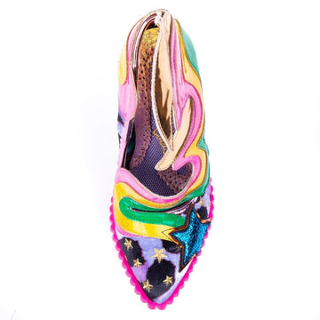 Womens Irregular Choice Galactic Thunder Pink Multi - Pink