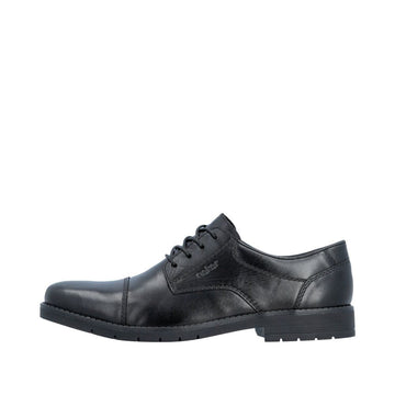 Mens Rieker 13901 Black Formal Lace-up Shoe - Black
