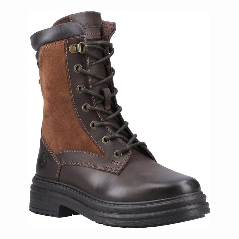 Womens Cotswold Lacock Mid Boots - Brown