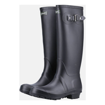Womens Cotswold Sandringham Waterproof Wellingtons - Black