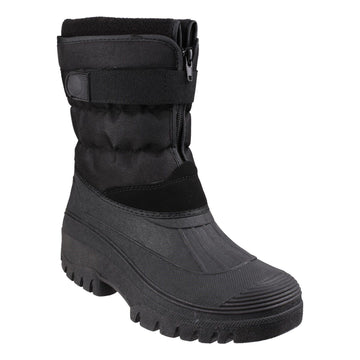 Womens Cotswold Chase Waterproof Snow Boots - Black