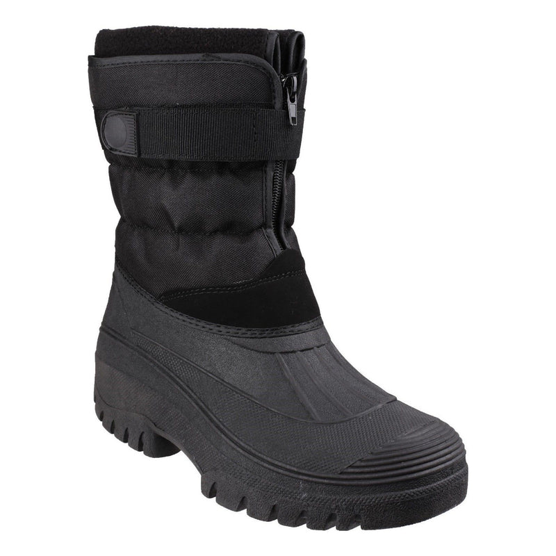 Womens Cotswold Chase Waterproof Snow Boots - Black