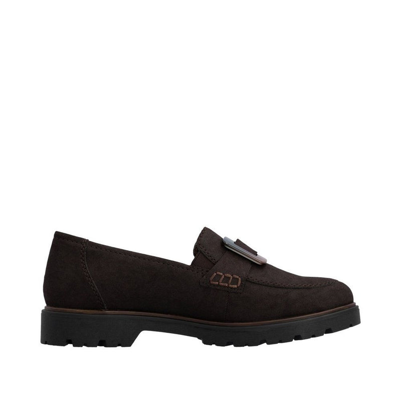Womens Rieker 45553 Nougat Loafers - Nougat