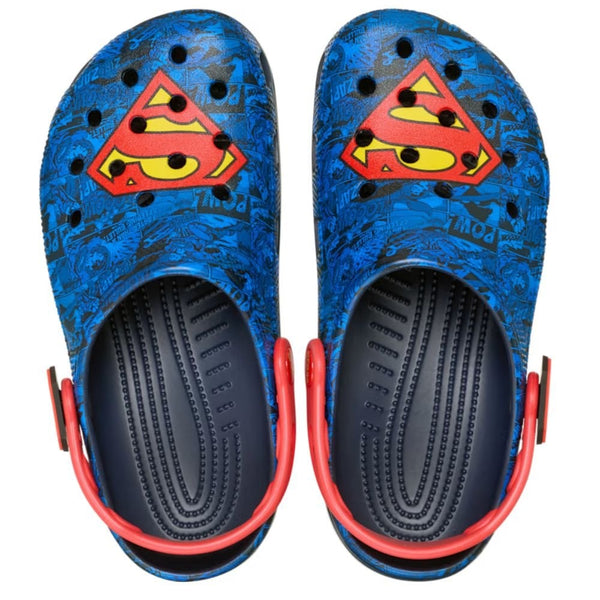 Mens Adults Crocs Superman Classic Clog - Blue