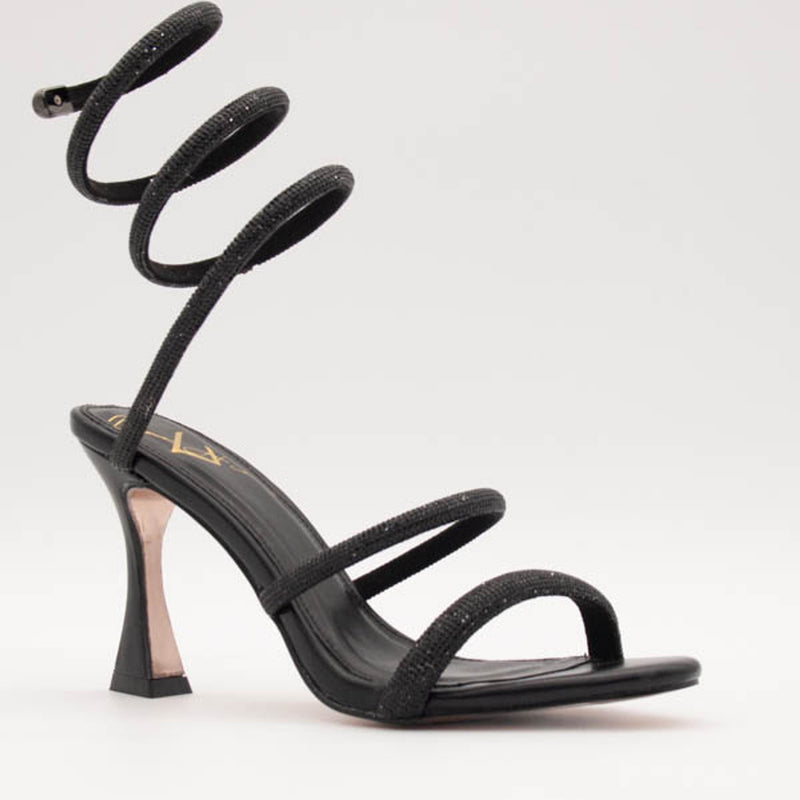 Womens Una Healy Maneater Heeled Sandal - Vinyl Twist