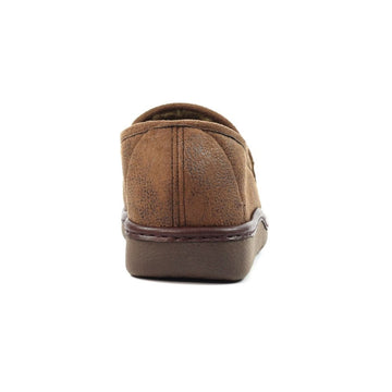 Mens Lazy Dogz Manor II Brown Slippers - Brown