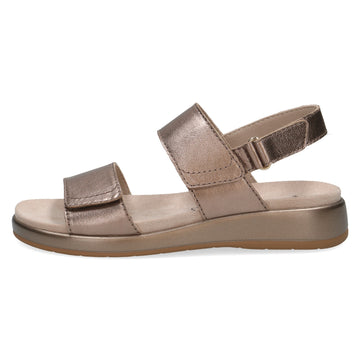 Womens Caprice 28207 Taupe Metallic Sandals - Taupe Metallic