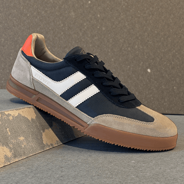 Mens Lloyd & Pryce Zazi Gumsole Lace Up Trainers - Evergreen - Sandstorm