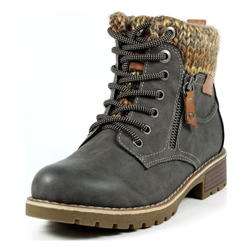 Womens Lunar Millie Waterproof Ankle Boots - Grey